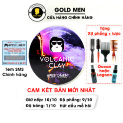 Sáp vuốt tóc Volcanic Clay chính hãng bản mới nhất