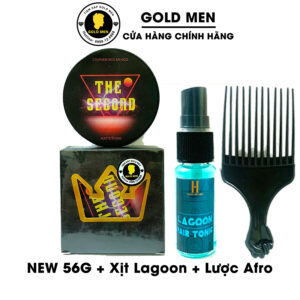 Sáp vuốt tóc The Second 56g tặng Lagoon và lược Afro