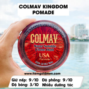 Sáp Colmav Kingdom Pomade với độ giữ nếp cao sẽ mang cho bạn những trải nghiệm thú vị