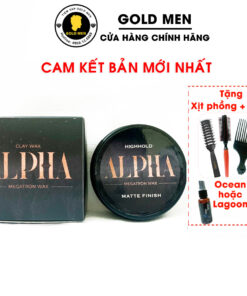 Sáp vuốt tóc Alpha Clay Wax chính hãng