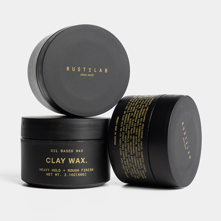 Sáp vuốt tóc Rusty Lab Clay Wax chính hãng 3
