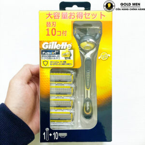 Dao cạo râu Gillette Fusion Progshield 1 cán 10 lưỡi chính hãng