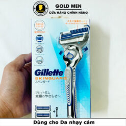 Dao cạo râu Gillette Skinguard 1 cán 2 lưỡi chính hãng