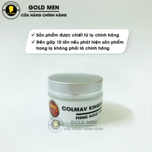 Sáp vuốt tóc Colmav Kingdom Pomade 20g dùng thử