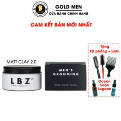 Sáp vuốt tóc LBZ Matt Clay 2.0 chính hãng