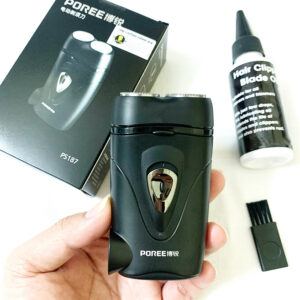 Đi kèm với máy cạo râu Poree PS187 sẽ có thêm dầu cho máy trơn tru hơn