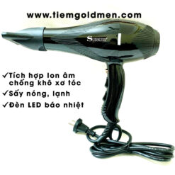 Sử dụng máy sấy bạn sẽ dễ dàng làm khô mái tóc một cách nhanh chóng