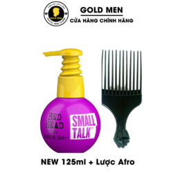 Gel tạo kiểu tóc xoăn Tigi Small Talk chính hãng 125ml tặng lược Afro