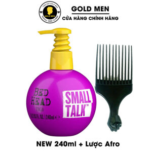 Gel tạo kiểu tóc xoăn Tigi Small Talk chính hãng 240ml tặng lược Afro