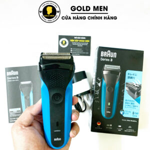 Máy cạo râu có thiết kế nhỏ gọn, cầm chắc tay