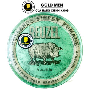 Sáp vuốt tóc Reuzel Green Pomade 113g không quà