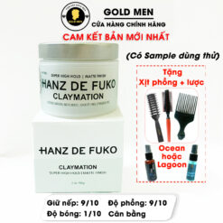 Sáp vuốt tóc Hanz De Fuko Claymation chính hãng