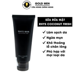 ữa rửa mặt Rhys Man Coconut Fresh chính hãng