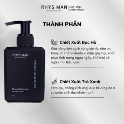 Thành phần của dung dịch vệ sinh nam giới Rhys Man