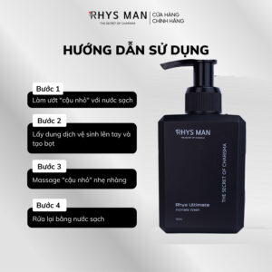 Hướng dẫn sử dụng dung dịch vệ sinh nam giới Rhys Man