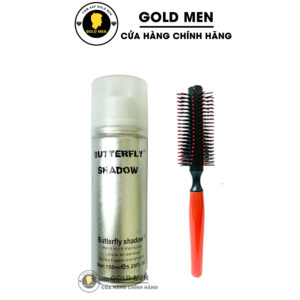 Gôm xịt tóc Butterfly Shadow 150ml và lược Tròn
