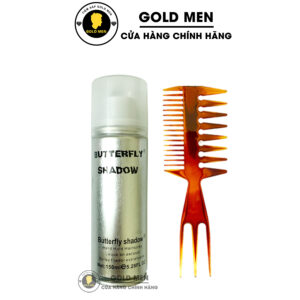 Gôm xịt tóc Butterfly Shadow 150ml và lược Xương Cá