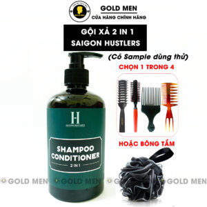 Dầu gội xả Saigon Hustlers 2 in 1 Shampoo & Conditioner chính hãng