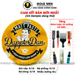 Sáp vuốt tóc Dapper Dan Matt Paste chính hãng