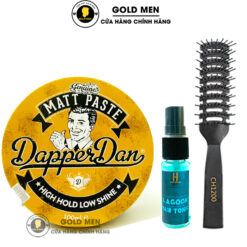 Sáp vuốt tóc Dapper Dan Matt Paste tặng Lagoon + lược bán nguyệt