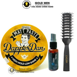 Sáp vuốt tóc Dapper Dan Matt Paste tặng Ocean + lược bán nguyệt