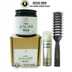 Sáp vuốt tóc Styling Wax Saigon Hustlers tặng gôm + Lược bán nguyệt