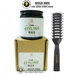 Sáp vuốt tóc Styling Wax Saigon Hustlers tặng lược bán nguyệt
