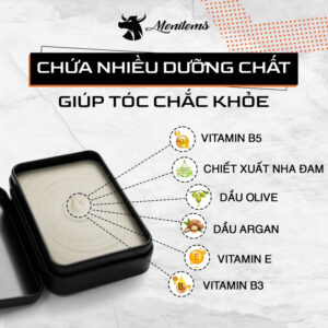 Thành phần của sáp vuốt tóc Menitems Pefect Night - Tropical Wind chính hãng