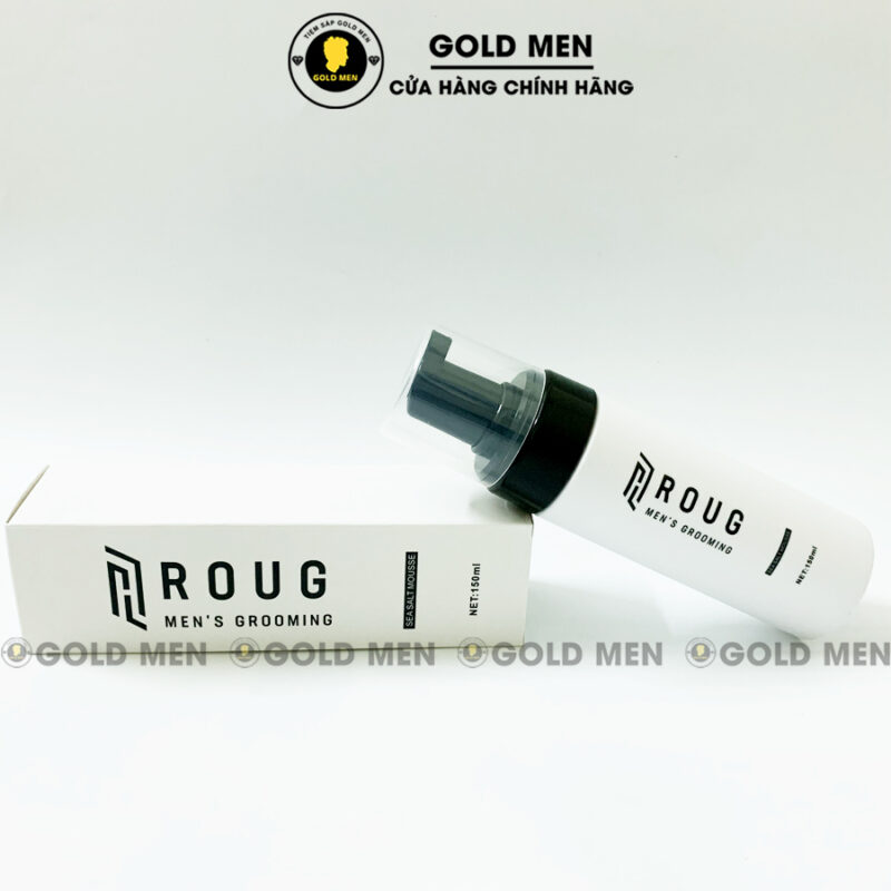 Bọt tạo phồng tóc Roug Sea Salt Mousse 150ml - Singapore + quà tặng