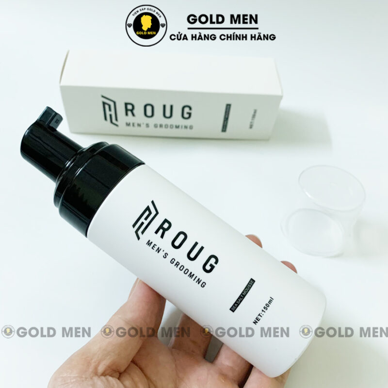 Bọt tạo phồng tóc Roug Sea Salt Mousse 150ml - Singapore + quà tặng