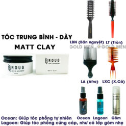 Sáp vuốt tóc Roug Matt Clay chính hãng