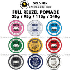 Full line sáp vuốt tóc Reuzel Pomade version mới nhất